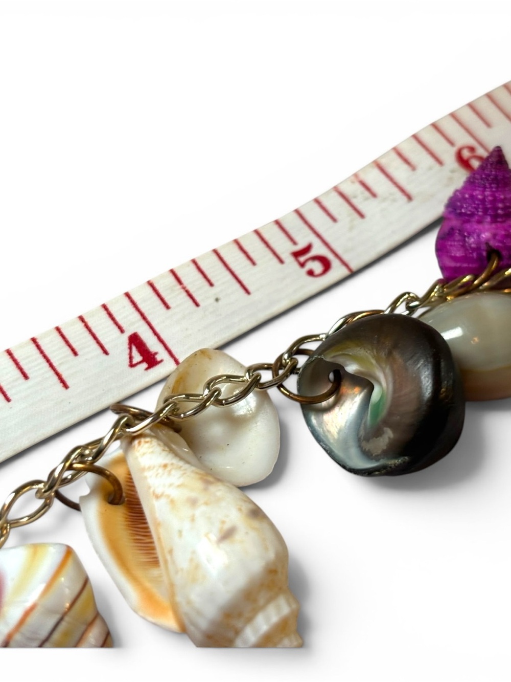 Vintage Florida Seashell Charm Bracelet in Box - Picture 7 of 9